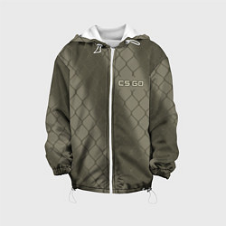 Куртка с капюшоном детская CS:GO Safari Mesh, цвет: 3D-белый