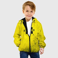 Куртка с капюшоном детская Metro Exodus: Yellow Grunge, цвет: 3D-черный — фото 2