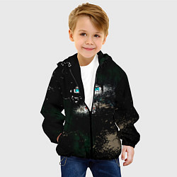 Куртка с капюшоном детская Бездомный Бог, цвет: 3D-черный — фото 2