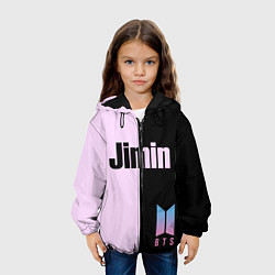 Куртка с капюшоном детская BTS Jimin, цвет: 3D-черный — фото 2