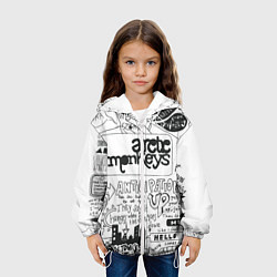 Куртка с капюшоном детская Arctic Monkeys: Up, цвет: 3D-белый — фото 2