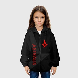 Куртка с капюшоном детская Astralis: Dark Style, цвет: 3D-черный — фото 2