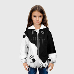 Куртка с капюшоном детская DEATH STRANDING, цвет: 3D-белый — фото 2