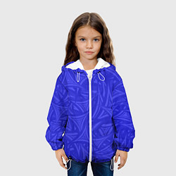 Куртка с капюшоном детская Абстракция и фигуры, цвет: 3D-белый — фото 2