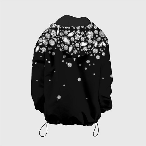 Детская куртка Бриллиантовый дождь / 3D-Черный – фото 2