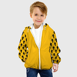 Куртка с капюшоном детская BILLIE EILISH, цвет: 3D-белый — фото 2