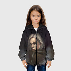 Куртка с капюшоном детская Billie Eilish, цвет: 3D-черный — фото 2