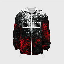 Куртка с капюшоном детская LINDEMANN: Colour Splash, цвет: 3D-белый