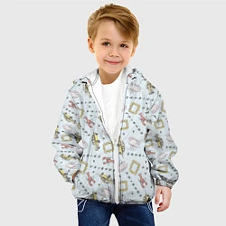 Куртка с капюшоном детская Friends, цвет: 3D-белый — фото 2