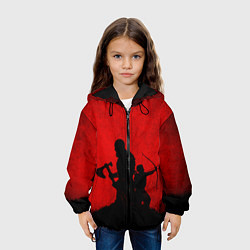 Куртка с капюшоном детская God of War, цвет: 3D-черный — фото 2