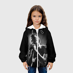 Куртка с капюшоном детская Chester Bennington Linkin Park, цвет: 3D-белый — фото 2