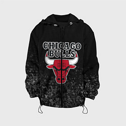 Куртка с капюшоном детская CHICAGO BULLS, цвет: 3D-черный