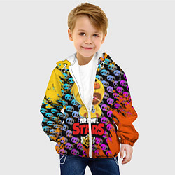Куртка с капюшоном детская BRAWL STARS SALLY LEON, цвет: 3D-белый — фото 2