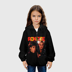 Куртка с капюшоном детская Roxette, цвет: 3D-черный — фото 2