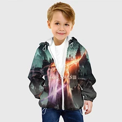 Куртка с капюшоном детская Dark Souls 3 Pontiff Sulyvahn, цвет: 3D-белый — фото 2