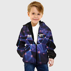 Куртка с капюшоном детская DETROIT:BECOME HUMAN 2019, цвет: 3D-черный — фото 2