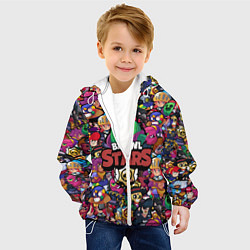 Куртка с капюшоном детская BRAWL STARS SPIKE, цвет: 3D-белый — фото 2