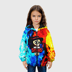 Куртка с капюшоном детская Brawl Stars Poko, цвет: 3D-черный — фото 2