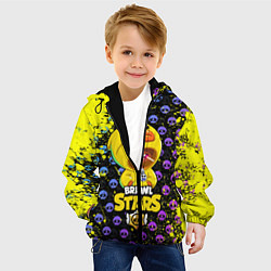 Куртка с капюшоном детская Brawl Stars SALLY LEON, цвет: 3D-черный — фото 2
