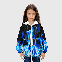 Куртка с капюшоном детская LINEAGE 2, цвет: 3D-белый — фото 2