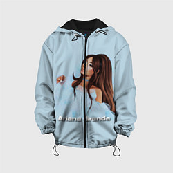 Куртка с капюшоном детская Ariana Grande Ариана Гранде, цвет: 3D-черный