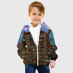 Куртка с капюшоном детская TERRARIA, цвет: 3D-белый — фото 2
