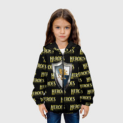 Куртка с капюшоном детская Heroes of Might and Magic, цвет: 3D-черный — фото 2