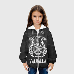 Куртка с капюшоном детская Valhalla, цвет: 3D-белый — фото 2