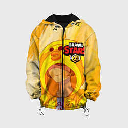 Куртка с капюшоном детская AniBrawlStars Leon Sally, цвет: 3D-черный