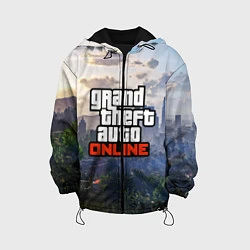 Куртка с капюшоном детская GTA ONLINE, цвет: 3D-черный
