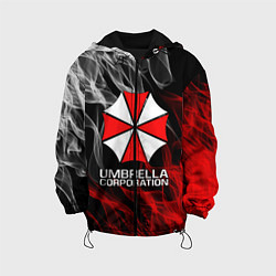 Куртка с капюшоном детская UMBRELLA CORP, цвет: 3D-черный