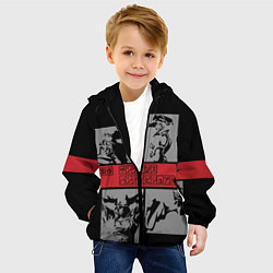 Куртка с капюшоном детская Cowboy Bebop anime, цвет: 3D-черный — фото 2