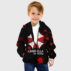 Куртка с капюшоном детская UMBRELLA CORP, цвет: 3D-черный — фото 2