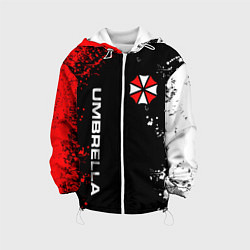 Куртка с капюшоном детская UMBRELLA CORPORATION, цвет: 3D-белый