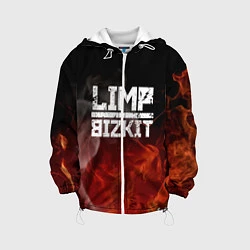 Куртка с капюшоном детская LIMP BIZKIT, цвет: 3D-белый