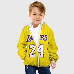 Куртка с капюшоном детская Kobe Bryant 24, цвет: 3D-белый — фото 2