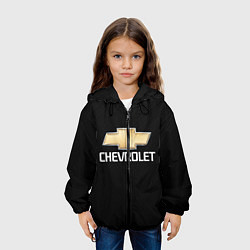 Куртка с капюшоном детская CHEVROLET, цвет: 3D-черный — фото 2