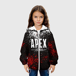 Куртка с капюшоном детская APEX LEGENDS, цвет: 3D-белый — фото 2