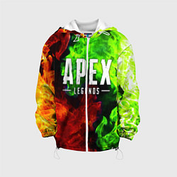 Куртка с капюшоном детская APEX LEGENDS, цвет: 3D-белый