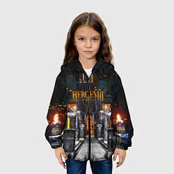 Куртка с капюшоном детская HEROES 3, цвет: 3D-черный — фото 2