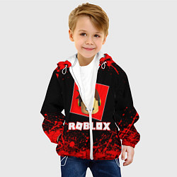 Куртка с капюшоном детская ROBLOX, цвет: 3D-белый — фото 2