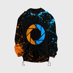 Куртка с капюшоном детская PORTAL, цвет: 3D-черный