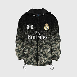 Куртка с капюшоном детская Real Madrid, цвет: 3D-черный