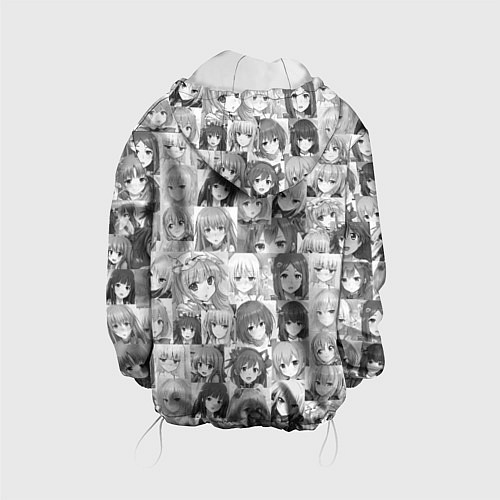 Детская куртка Аниме девушки / 3D-Белый – фото 2