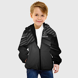 Куртка с капюшоном детская Mercedes-AMG, цвет: 3D-черный — фото 2