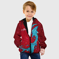 Куртка с капюшоном детская CS GO Water Elemental, цвет: 3D-черный — фото 2