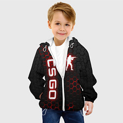 Куртка с капюшоном детская CS GO, цвет: 3D-белый — фото 2