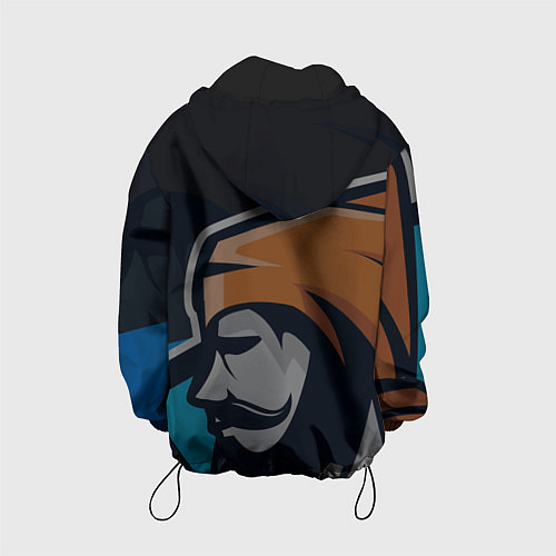 Детская куртка Форма Monk / 3D-Черный – фото 2