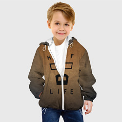 Куртка с капюшоном детская HALF-LIFE, цвет: 3D-белый — фото 2