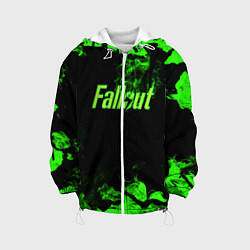 Куртка с капюшоном детская FALLOUT, цвет: 3D-белый